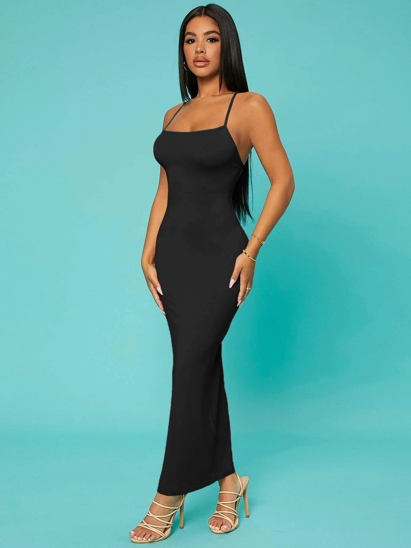 Radiana Solid Criss-Cross Backless Bodycon Dress Concert Long Summer Dress Prom Dress Sexy Dress Valentine Day Dress,Summer Dresses for Women
