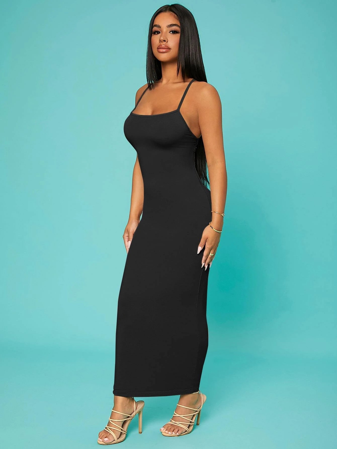 Radiana Solid Criss-Cross Backless Bodycon Dress Concert Long Summer Dress Prom Dress Sexy Dress Valentine Day Dress,Summer Dresses for Women
